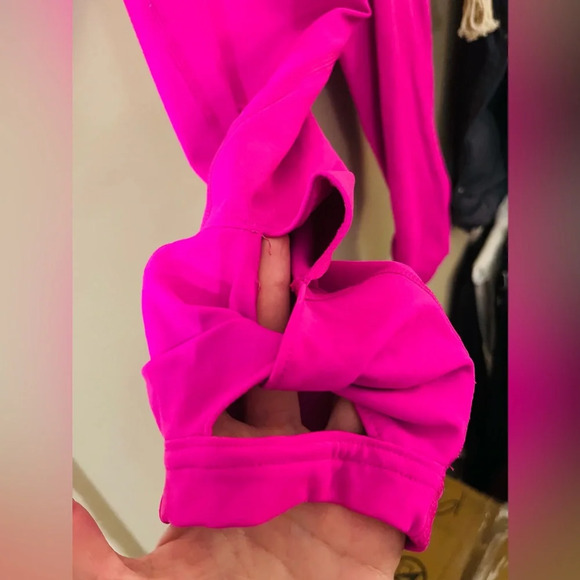Free People Movement Solid Wave Rider Legging Living Magenta Size LARGE like New - Picture 5 of 9
